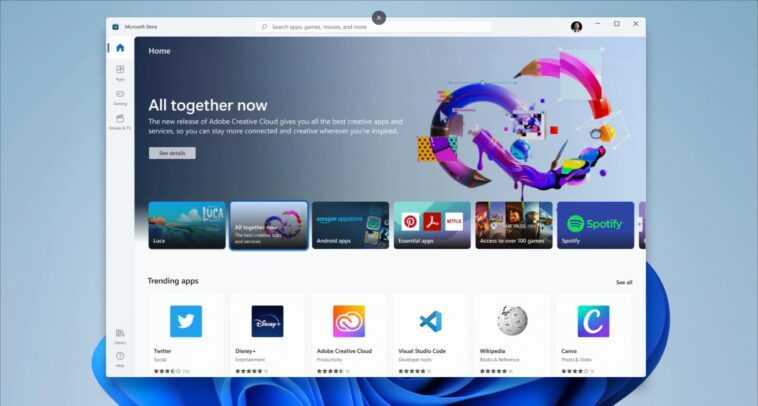 Microsoft aimerait voir Steam et Epic Games Store sur le Windows 11 Microsoft Store 1 Microsoft would like to see Steam and Epic Games Store on the Windows 11 Microsoft Store