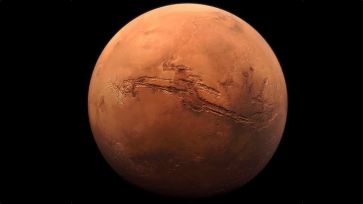 Des lasers alimentés par l'énergie solaire pourraient être la clé pour voyager vers Mars 2 Image de Mars avec une teinte rouge