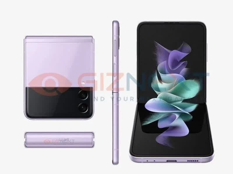 Découvrez les Galaxy Z Flip 3 et Z Fold 3 de Samsung avant leur dévoilement supposé le mois prochain 2 Decouvrez les Galaxy Z Flip 3 et Z Fold 3