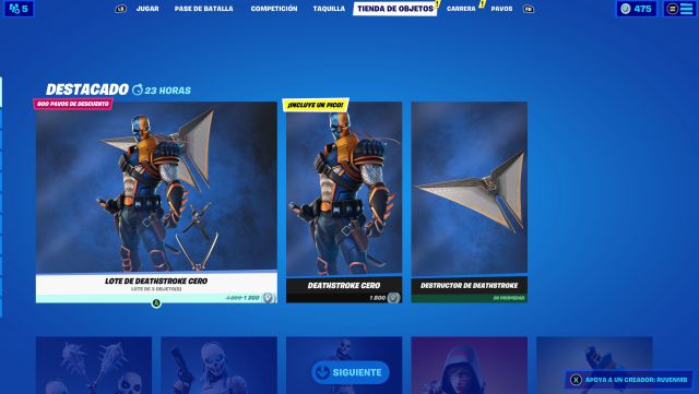 Fortnite: la piel Deathstroke Zero ya está disponible; precio y contenido 2 fortnite capítulo 2 temporada 6 skin Deathstroke zero dc comics precio contenido cómo conseguirlo