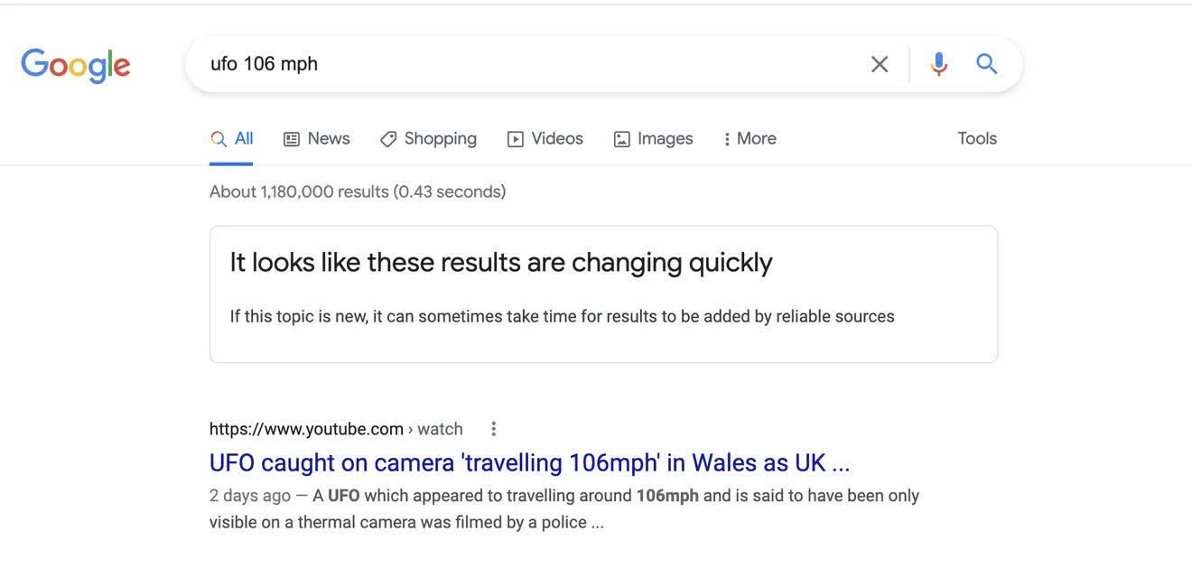 Google avertit les utilisateurs lorsque les résultats de recherche ne sont pas fiables 2 Google avertit les utilisateurs lorsque les resultats de recherche ne