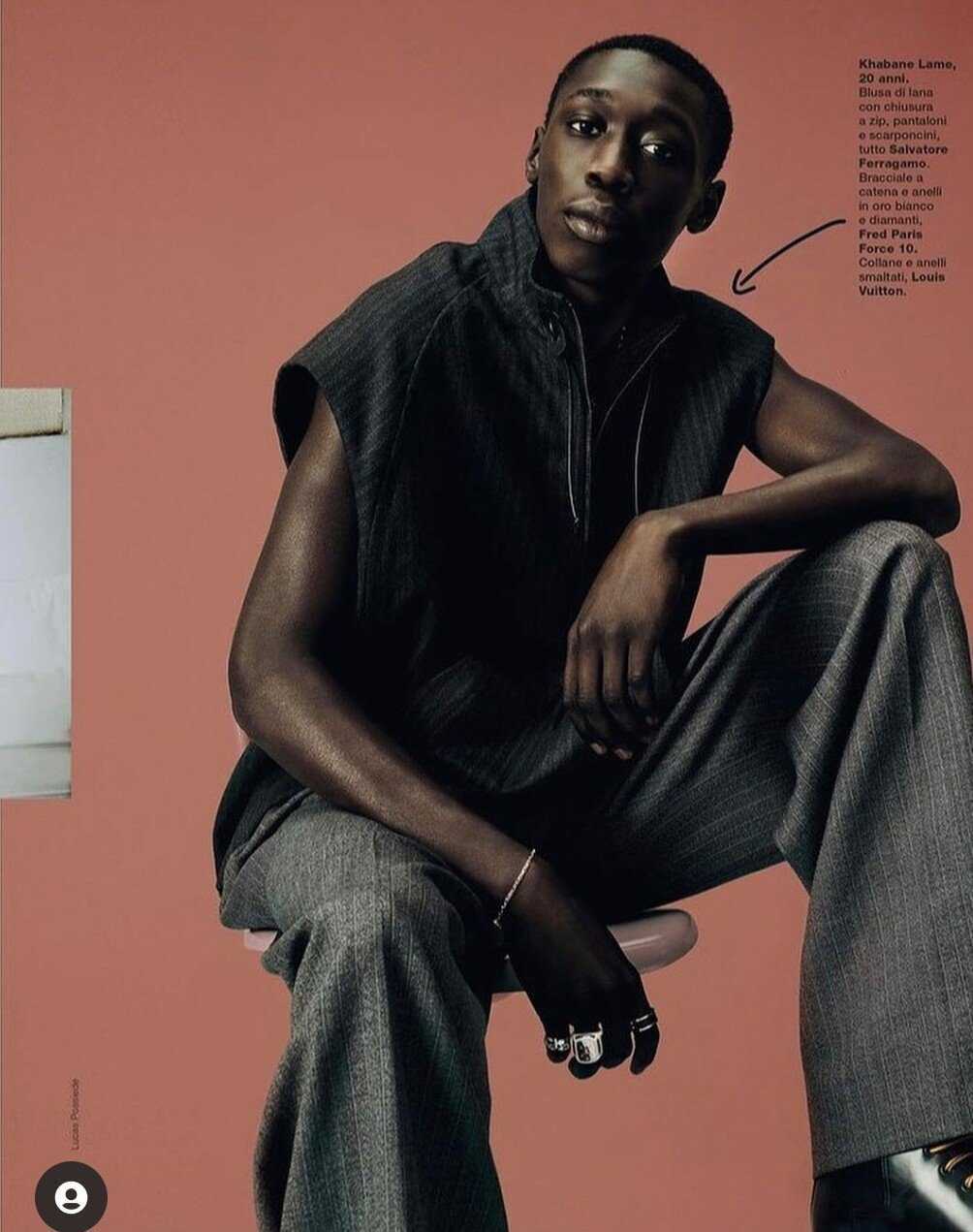 Khaby Lame a posé comme mannequin pour un magazine avant de devenir célèbre 2 Khaby Lame Model Mod