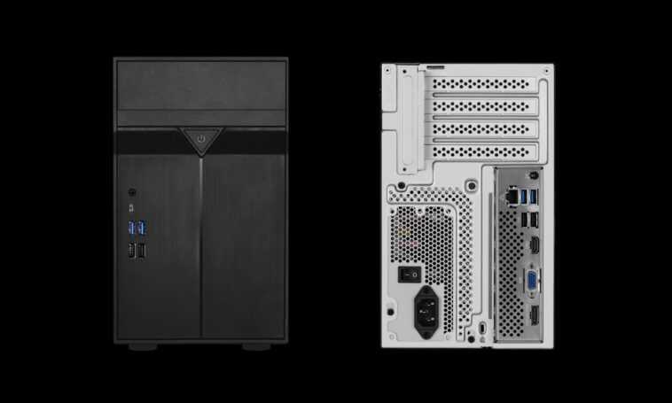 Le concept DeskMini Max d'ASRock abrite AMD Ryzen, dGPU et refroidissement liquide dans un boîtier de 10L 1 Le concept DeskMini Max d'ASRock abrite AMD Ryzen, dGPU et refroidissement liquide dans un boîtier de 10L