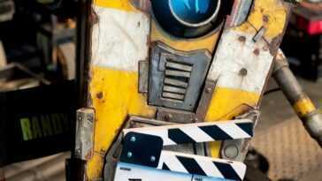Borderlands movie wraps filming as we get our first look at Claptrap
