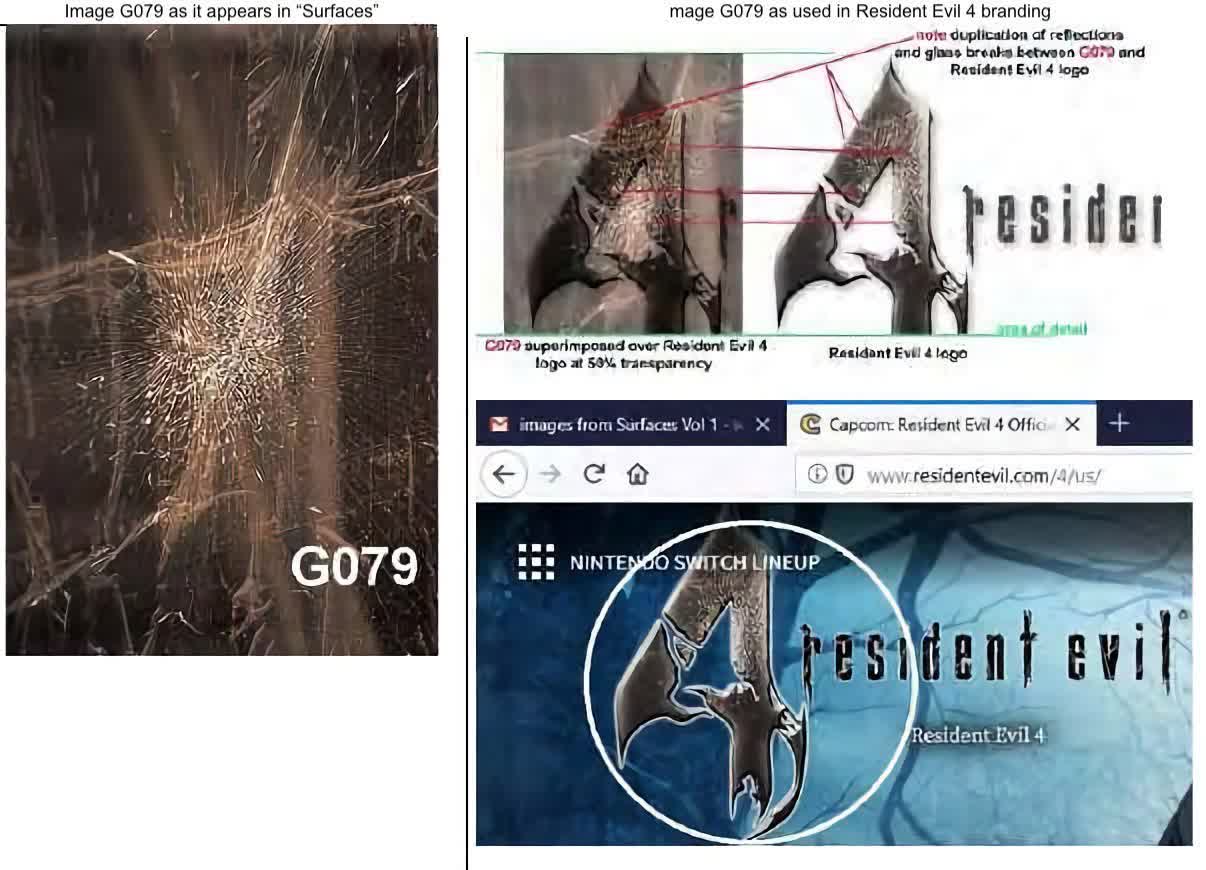 Le procès allègue que Capcom a arraché plus de 200 textures protégées par le droit d'auteur utilisées dans DMC et RE4 2 Le proces allegue que Capcom a arrache plus de 200