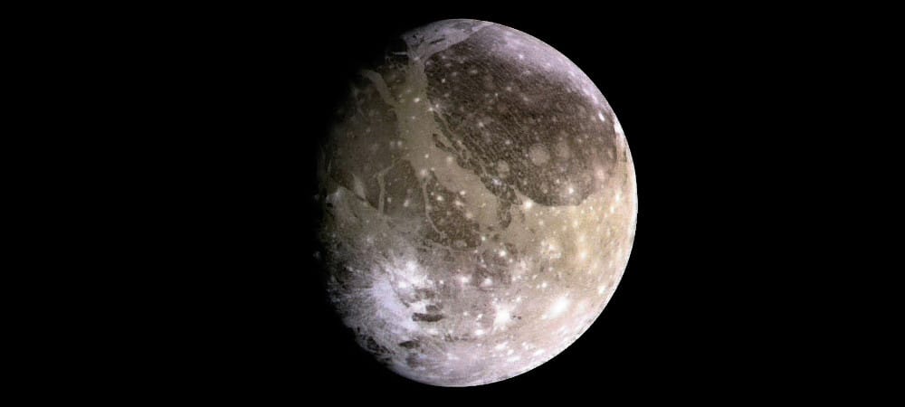 La nave espacial Juno visitará la luna más grande de Júpiter el lunes 2 Ganímedes, la luna más grande del sistema solar, fotografiada por la sonda Galileo en 1996. Imagen: NASA