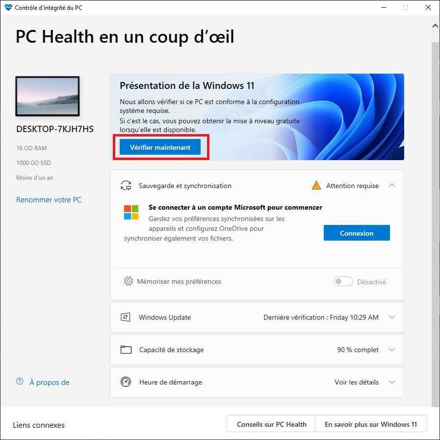 Comment activer TPM 2.0 et Secure Boot pour mettre à jour vers Windows 11 2 Pc Health Check Windows 11