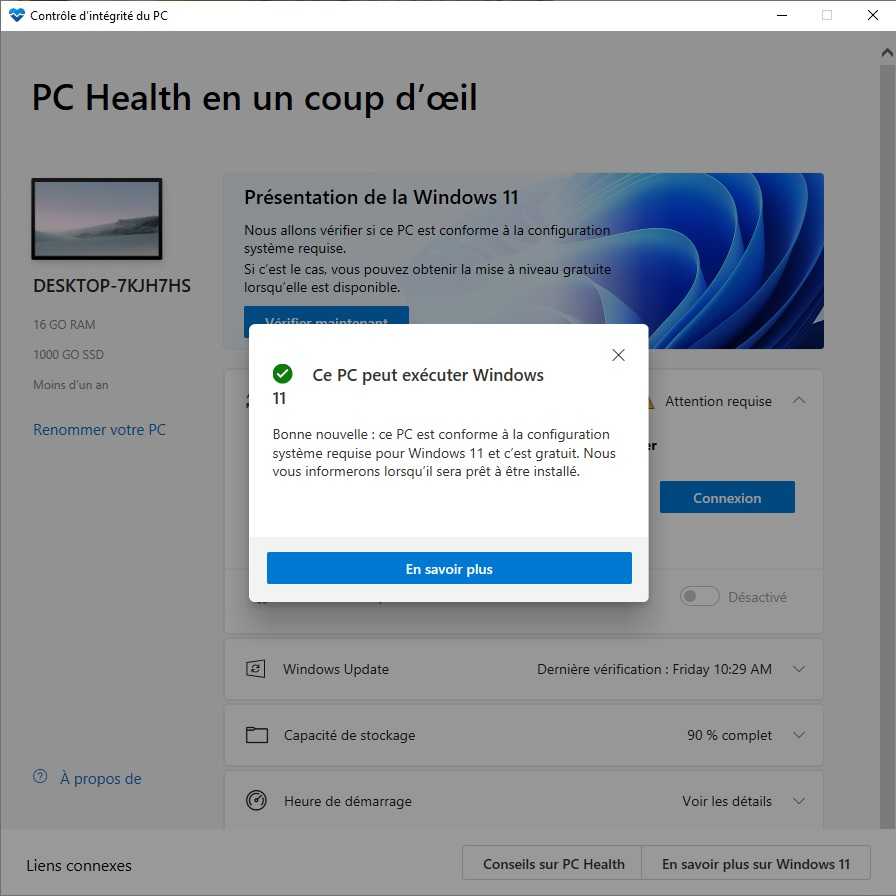 Comment activer TPM 2.0 et Secure Boot pour mettre à jour vers Windows 11 11 Pc Health Check Ok Windows 11