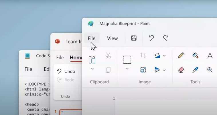 Paint et Notepad seront également repensés dans Windows 11 1 Paint et Notepad seront également repensés dans Windows 11