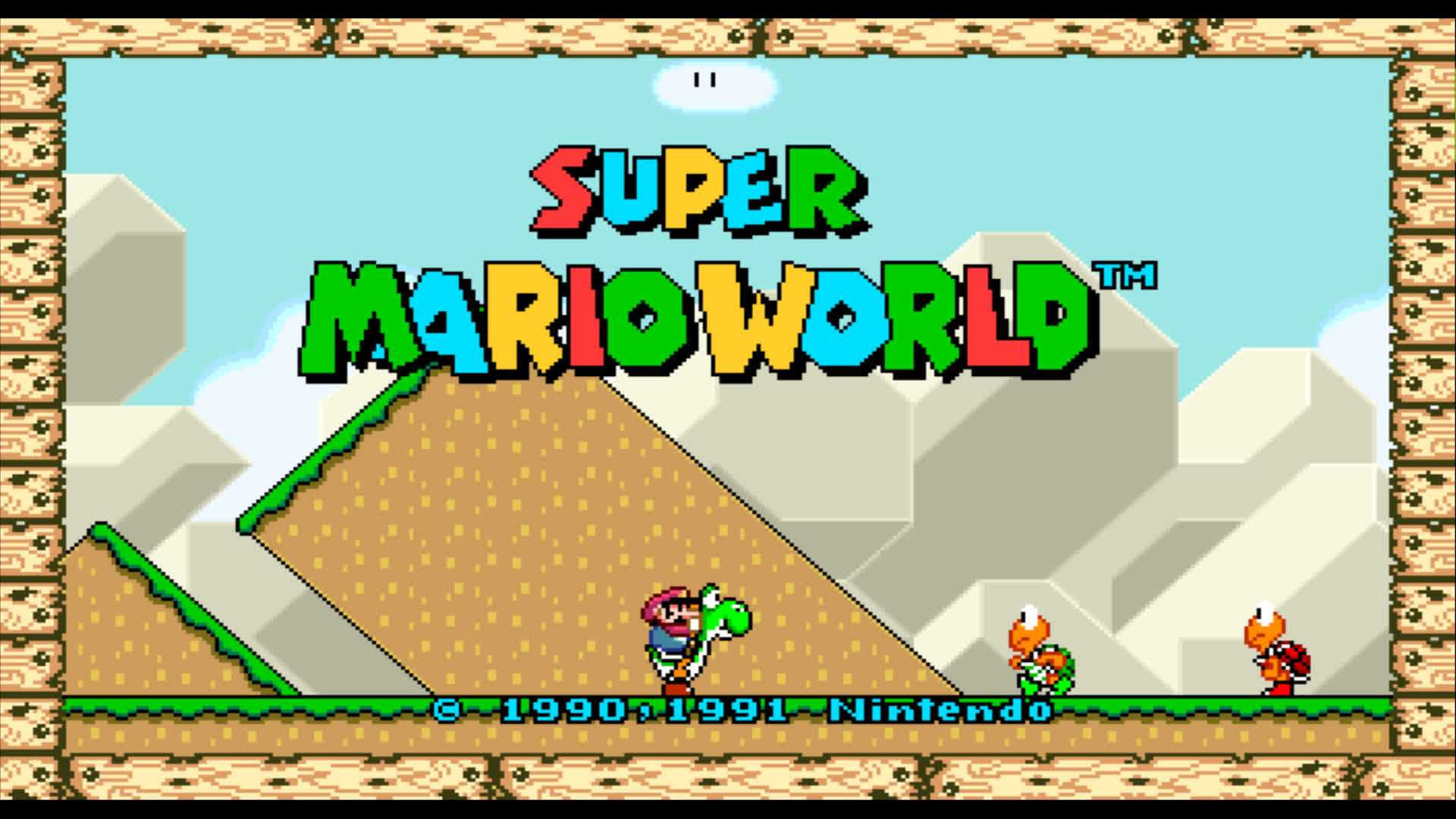 You can now play Super Mario World on widescreen mode