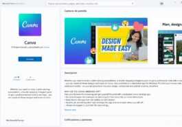 Canva en la tienda de Windows 11