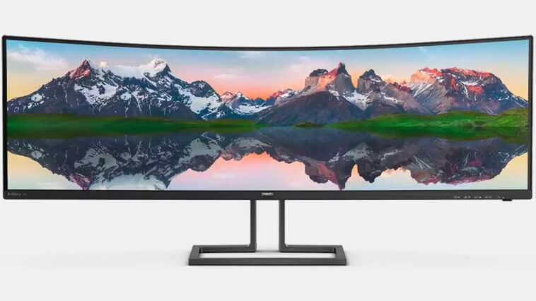 Philips Brilliance 498P9Z: Le nouveau moniteur incurvé de 49 pouces avec un taux de rafraîchissement de 165 Hz 1 Philips announces new 49-inch curved monitor with 165Hz refresh rate