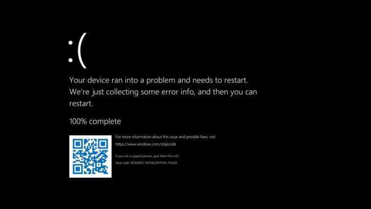 Au revoir Blue Screen of Death : dans Windows 11, ce sera noir 1 Au revoir Blue Screen of Death : dans Windows 11, ce sera noir