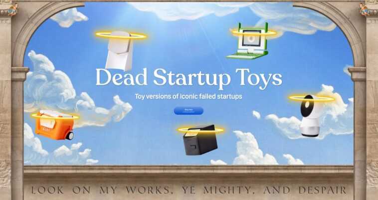 Dead Startup Toys sont des versions miniatures de startups en échec 1 Dead Startup Toys Sont Des Versions Miniatures De Startups En
