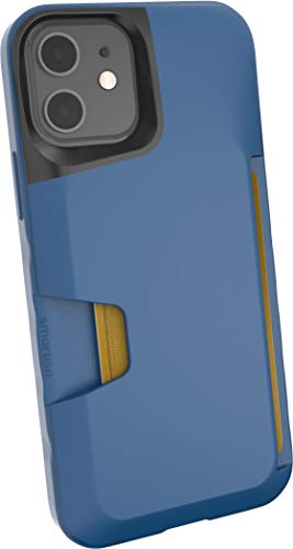 Étui Portefeuille Smartish pour iPhone 12/12 Pro - Wallet Slayer Vol.  1 [Slim + Protective] Titulaire de la carte de crédit (soie) - Blues on The Green