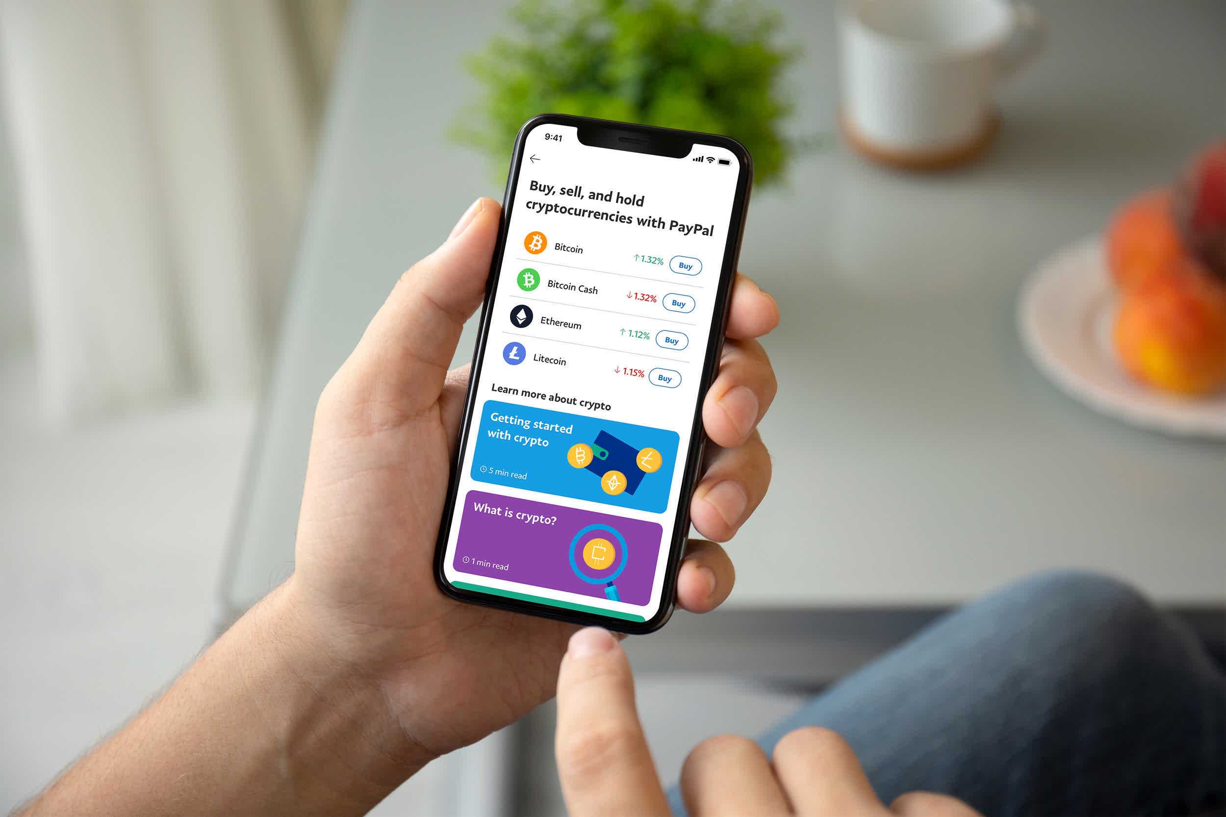 Paypal Augmente La Limite D'achat Hebdomadaire De Crypto Monnaie à 100,00