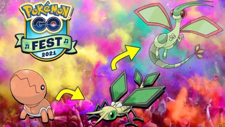 Pokémon GO Fest 2021 : comment obtenir et faire évoluer Vibrava dans Flygon avec Living Earth 1 Pokémon Go Fest 2021 : Comment Obtenir Et Faire évoluer