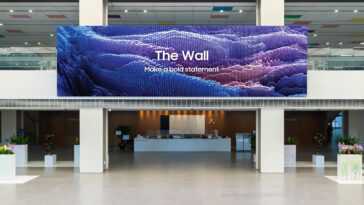 Le Dernier Téléviseur The Wall De Samsung Mesure Plus De