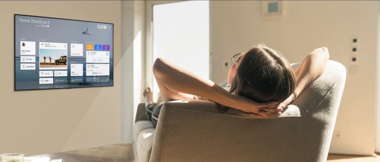 Vous pouvez trouver Sound Share sur le tableau de bord en bas à gauche.  (Photo : LG)