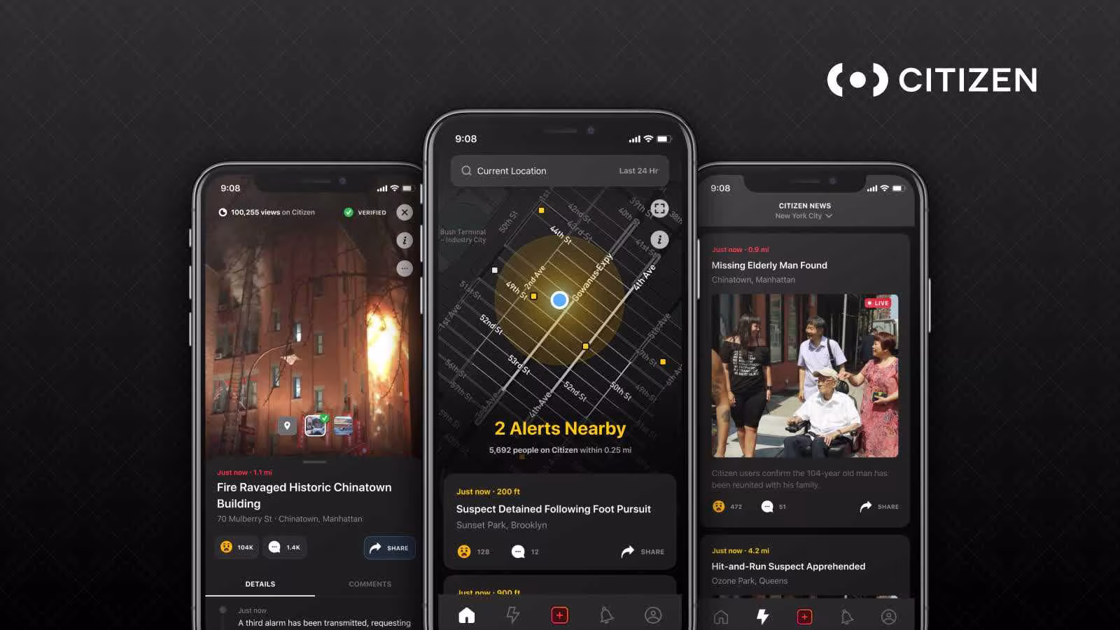L'application Citizen Paie 200 $ à 250 $ Par Jour