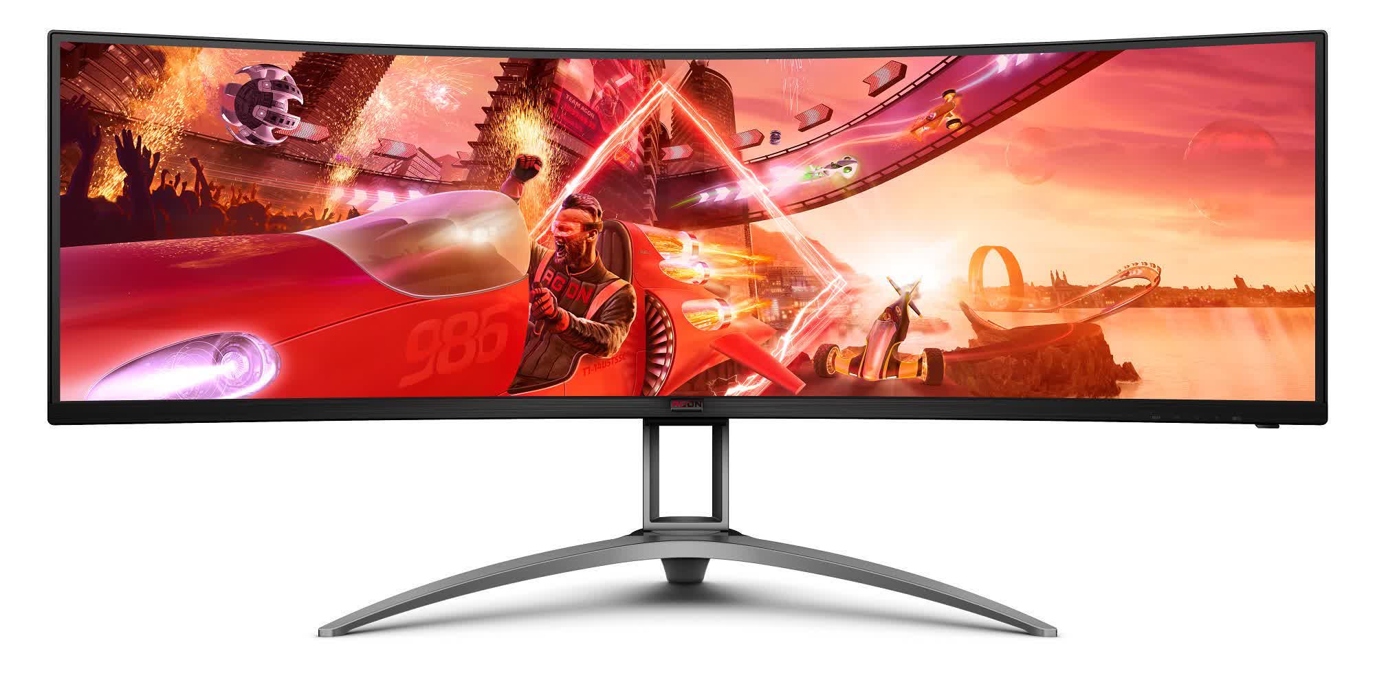 AOC dévoile un autre moniteur de 49 pouces, celui-ci avec un taux de rafraîchissement de 165 Hz 2 AOC devoile un autre moniteur de 49 pouces celui ci avec