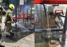 Au Royaume Uni, Il Fait Si Chaud Qu'un Arrêt De Bus