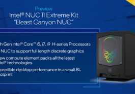 Le Nouveau Beast Canyon Nuc D'intel Peut Accueillir Une Carte
