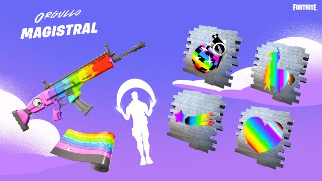 fortnite chapitre 2 saison 7 magistral pride articles gratuits lgtb
