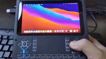 Someone Hackintoshed macOS Big Sur onto a custom-built handheld computer