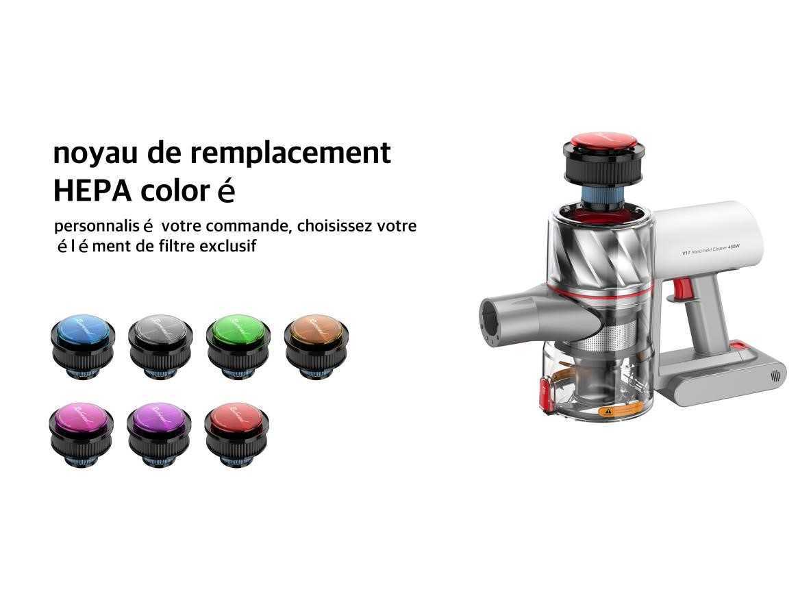 RedRoad V17: Le nouvel aspirateur à main silencieux sans fil bientôt en France ! 4 Redroad V17 Noyau