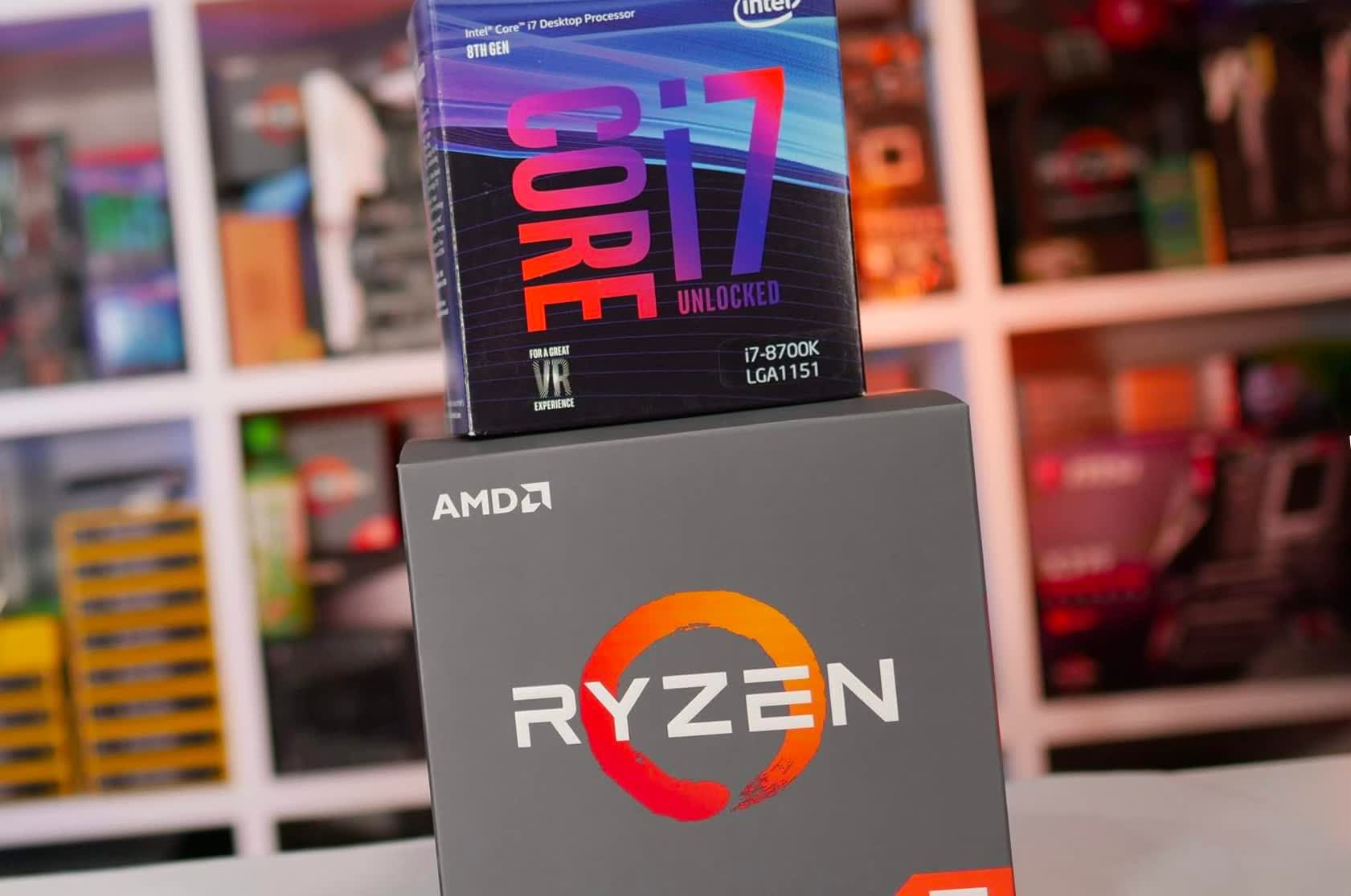 Ryzen 7 contre Core i7 : revisiter le 2700X contre 8700K 2 Ryzen 7 contre Core i7 revisiter le 2700X contre