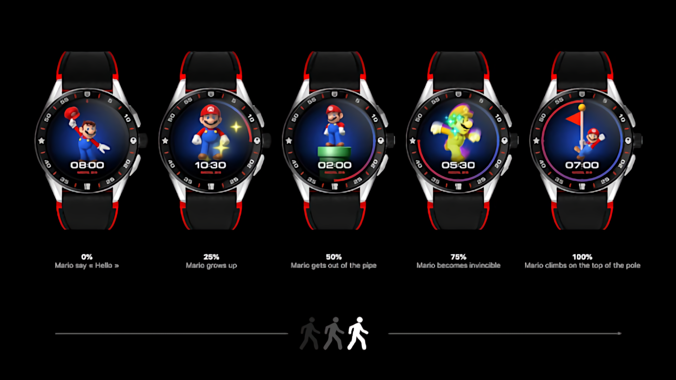 Tag Heuer annonce une montre connectée Android sur le thème de Super Mario à 2 150 $ 4 Tag Heuer annonce une montre connectee Android sur le theme