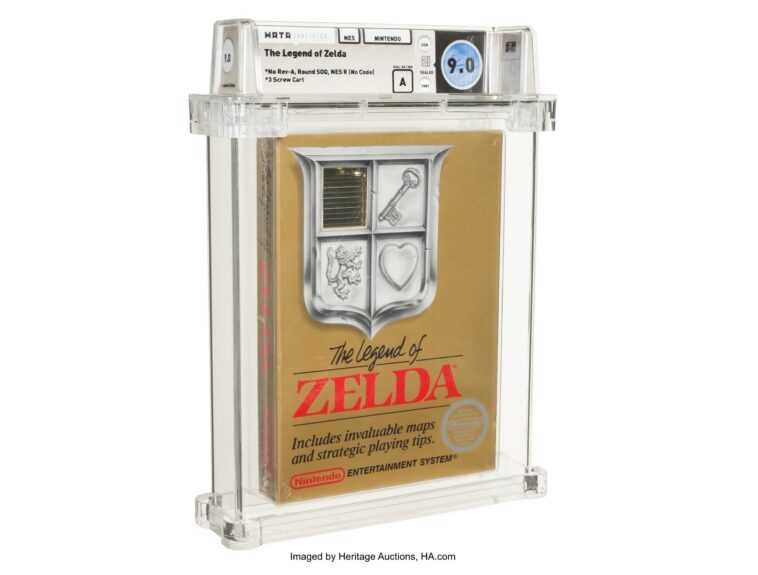 Un exemplaire rare de The Legend of Zelda a déjà été offert jusqu'à 115 000 $ 1 Un Exemplaire Rare De The Legend Of Zelda A Déjà