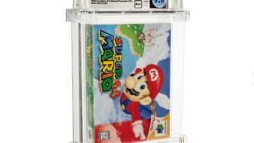 Une Copie De Super Mario 64 Vendue Pour 1,56 Million