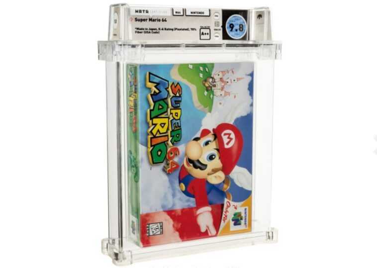 Une copie de Super Mario 64 vendue pour 1,56 million de dollars, battant un record établi deux jours plus tôt 1 Une Copie De Super Mario 64 Vendue Pour 1,56 Million