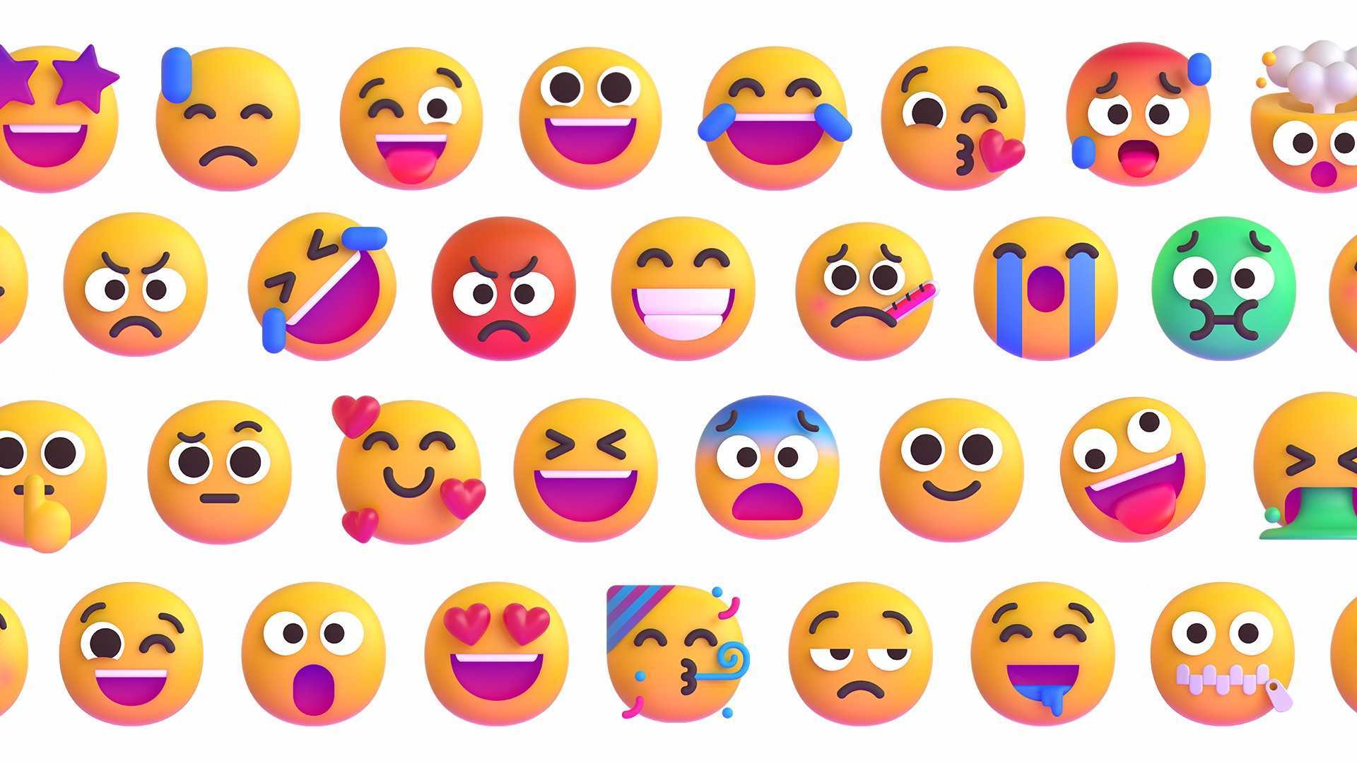 Windows 11 et son design spectaculaire : l'importance des détails 3 Les nouveaux emojis de Microsoft