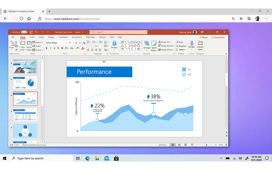 Windows 365 : les PC viennent de Microsoft dans le cloud 2 Windows 365 sur Microsoft Edge