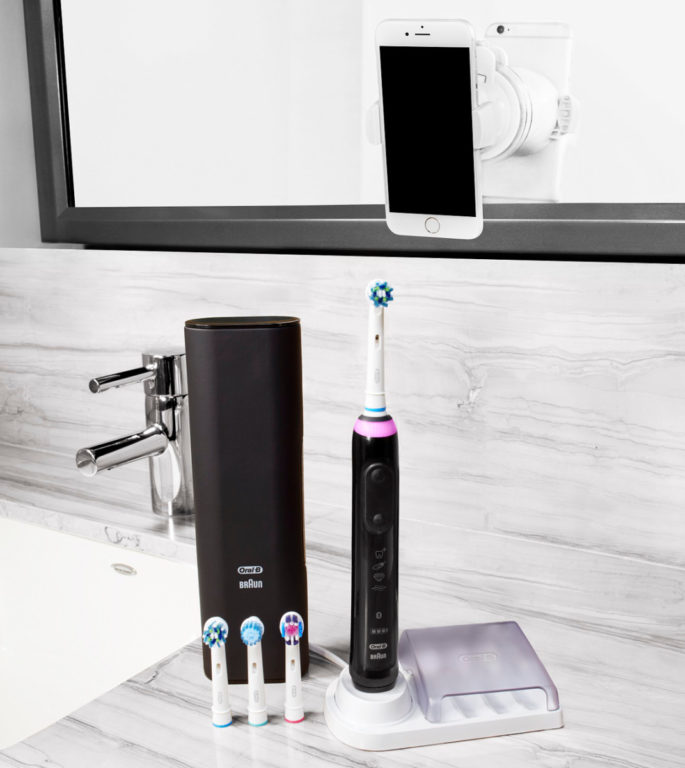 Partager une brosse à dents électrique : seulement partiellement recommandable 2 Les brosses à dents plus chères en particulier offrent beaucoup de commodité. Pourquoi ne pas l'utiliser pour toute la famille ? (Photo : Braun)