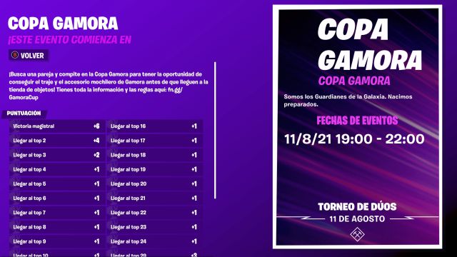 fortnite chapitre 2 saison 7 skin gamora comment l'obtenir gratuitement gardiens de la galaxie marvel gamora cup