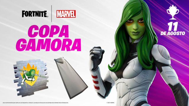 fortnite chapitre 2 saison 7 skin gamora comment l'obtenir gratuitement gardiens de la galaxie marvel gamora cup