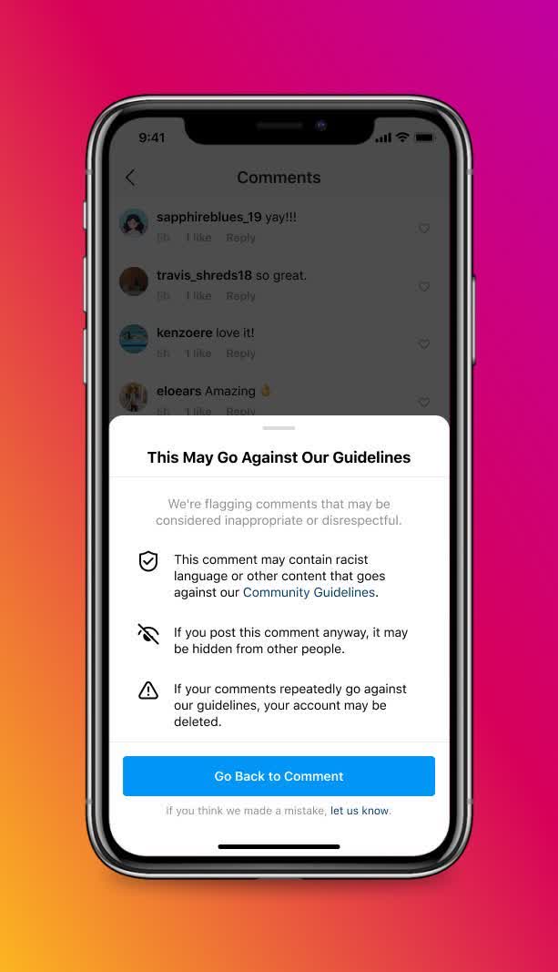 Les nouvelles fonctionnalités anti-abus d'Instagram protègent les comptes avec des publications tendance 3 1628771065 402 Les nouvelles fonctionnalites anti abus dInstagram protegent les comptes avec des