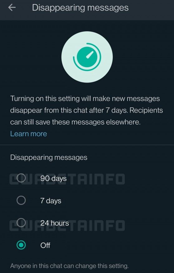 La fonctionnalité WhatsApp qui fait disparaître les messages après 90 jours 2 1629368284 614 La fonctionnalite WhatsApp qui fait disparaitre les messages apres 90