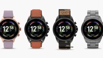 Les Montres Intelligentes Fossil Gen 6 Arrivent, Mais Elles Ne