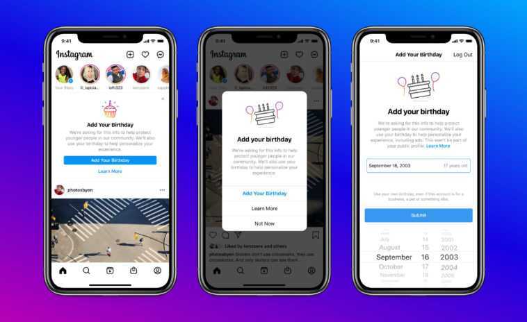 Instagram vous demandera bientôt de partager votre anniversaire, par sécurité 1 Instagram Vous Demandera Bientôt De Partager Votre Anniversaire, Par Sécurité