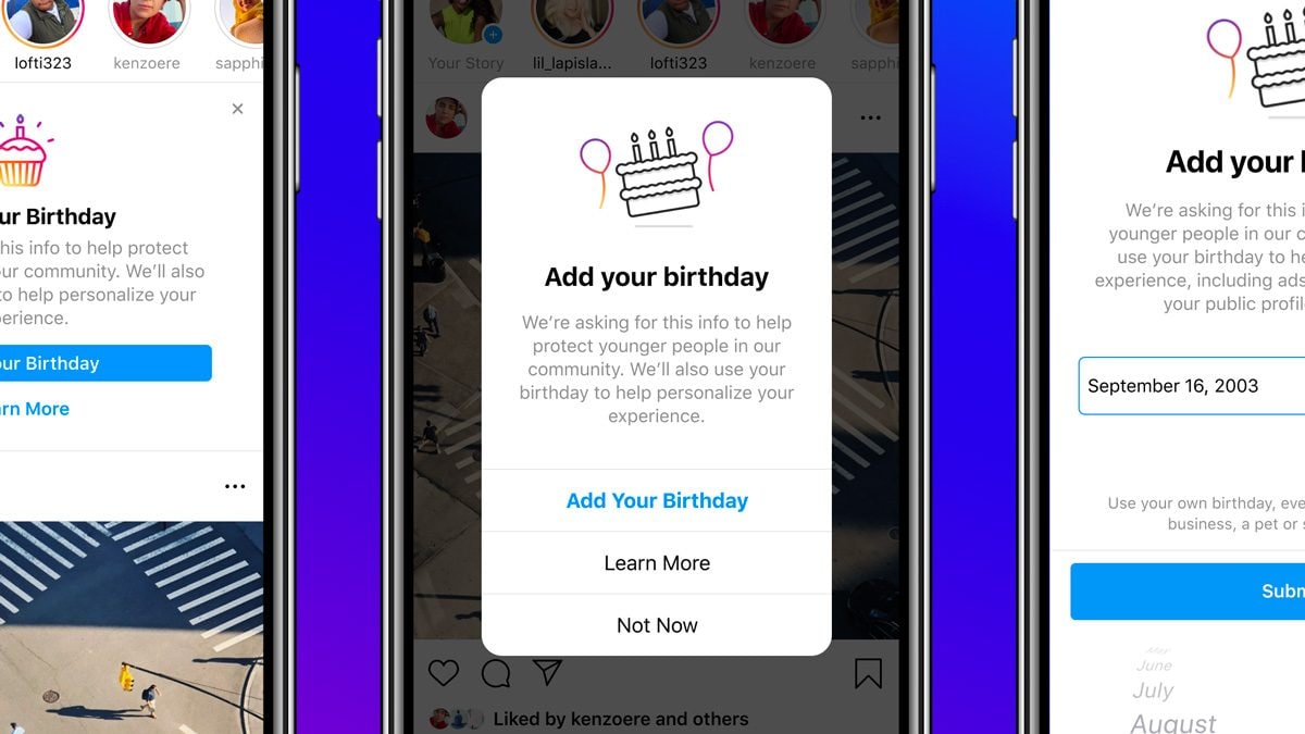 Si vous ne dites pas votre âge à Instagram, vous ne pourrez plus utiliser l'application 2 1630398427 697 Si vous ne dites pas votre age a Instagram vous