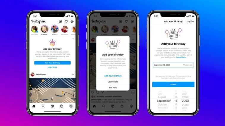 Si vous ne dites pas votre âge à Instagram, vous ne pourrez plus utiliser l'application 1 Si Vous Ne Dites Pas Votre âge à Instagram, Vous