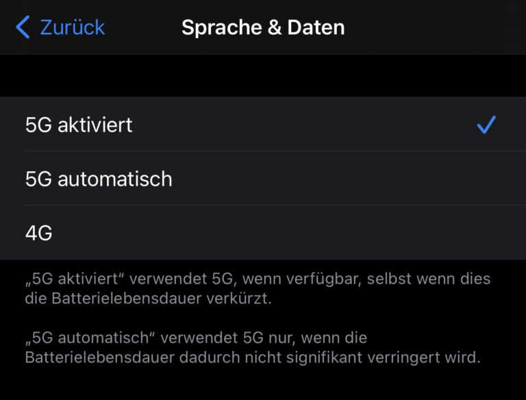 Forcer l'iPhone 5G