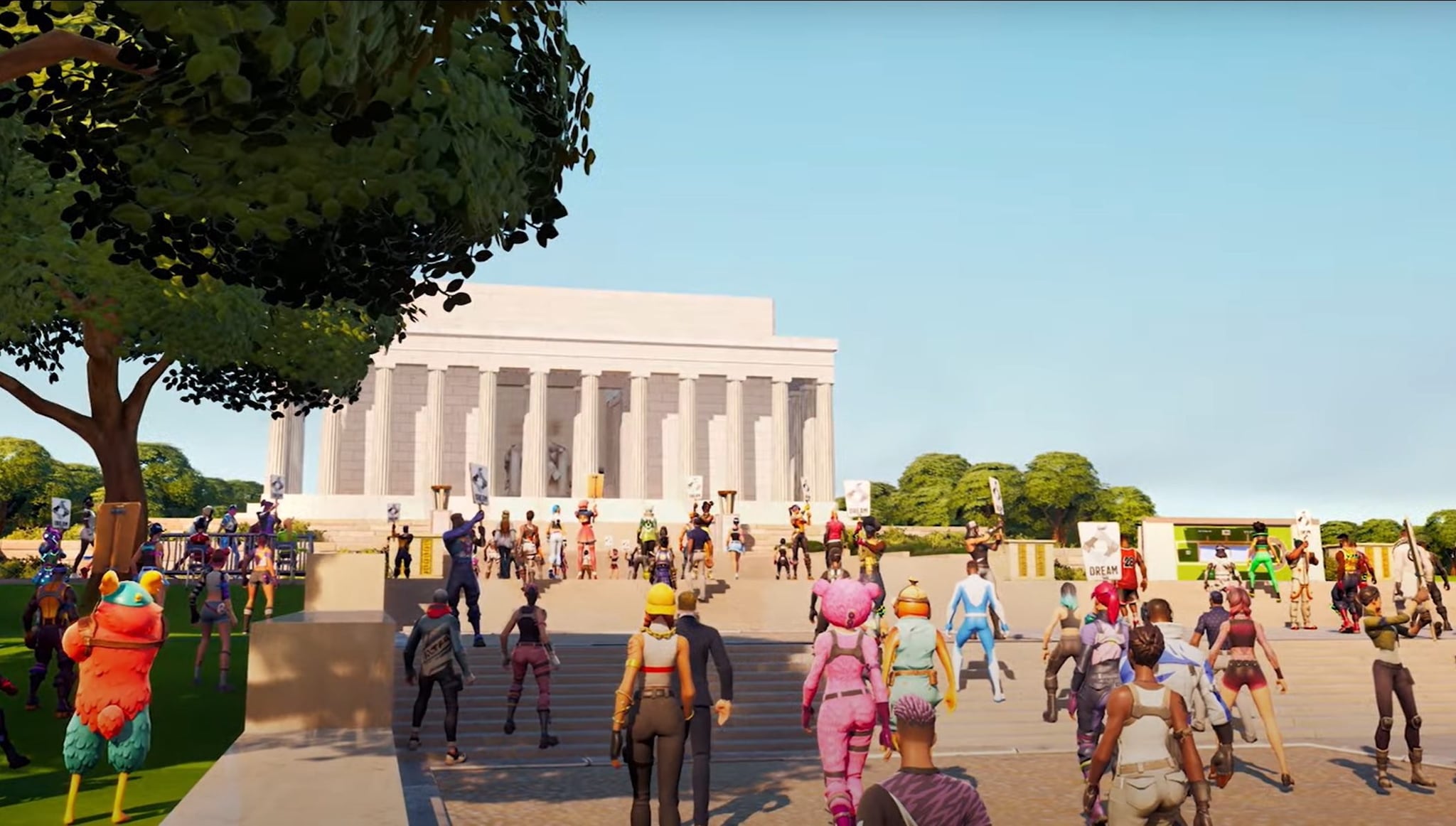 Il y a un musée dédié à Martin Luther King à l'intérieur de Fortnite 1 Il y a un musee dedie a Martin Luther King