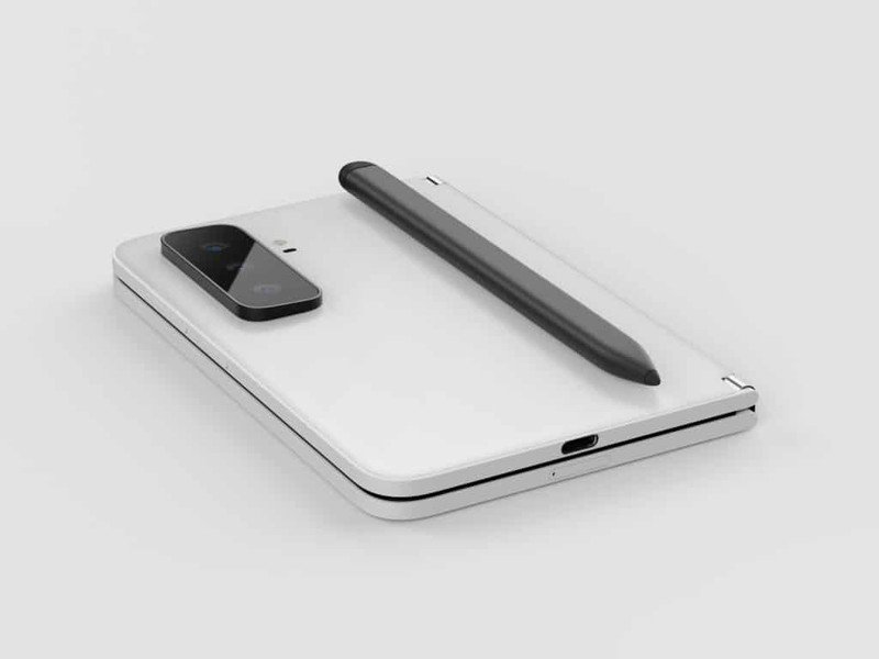 Microsoft Launcher se prépare au lancement du nouveau Surface Duo 2 Rendu Surface Duo 2