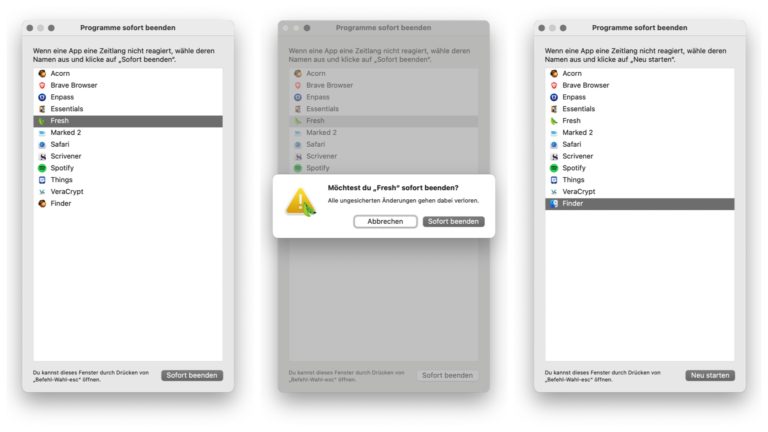 Quitter l'application sur Mac : 5 façons 2 Quitter lapplication sur Mac 5 facons